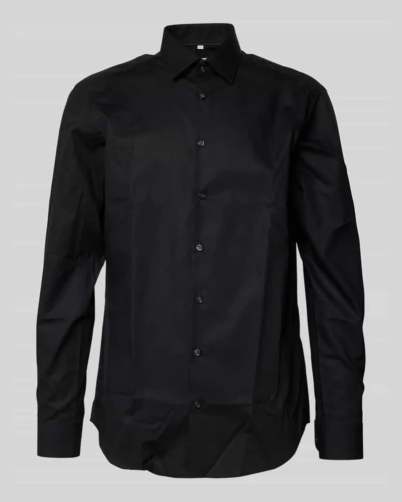 JAKE*S Regular Fit Business-Hemd aus Popeline 