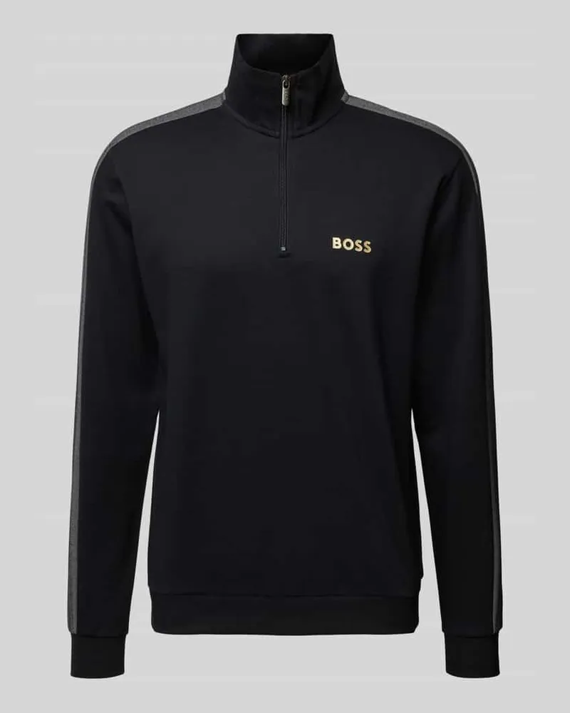 HUGO BOSS Sweatshirt mit Label-Print 