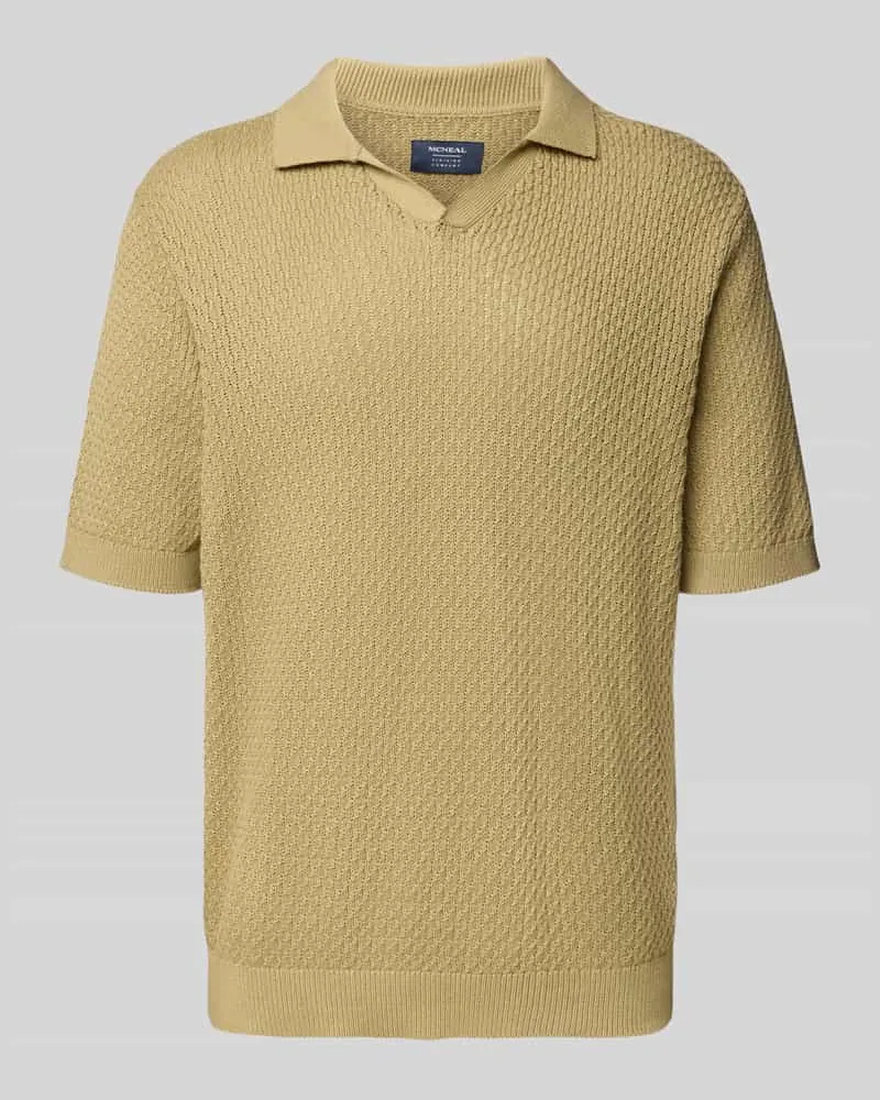 McNeal Regular Fit Poloshirt mit Strukturmuster 