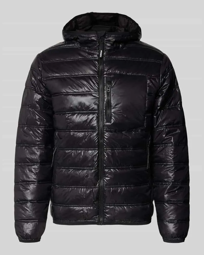 Jack & Jones Steppjacke mit Reißverschlusstaschen Modell 'TRACE Black
