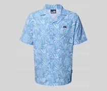 Regular Fit Freizeithemd mit Logo-Badge Modell 'SUNNAMI