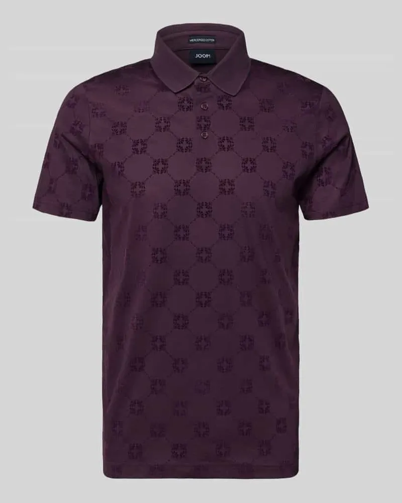 JOOP! Slim Fit Poloshirt mit kurzer Knopfleiste Modell 'Bartholo 