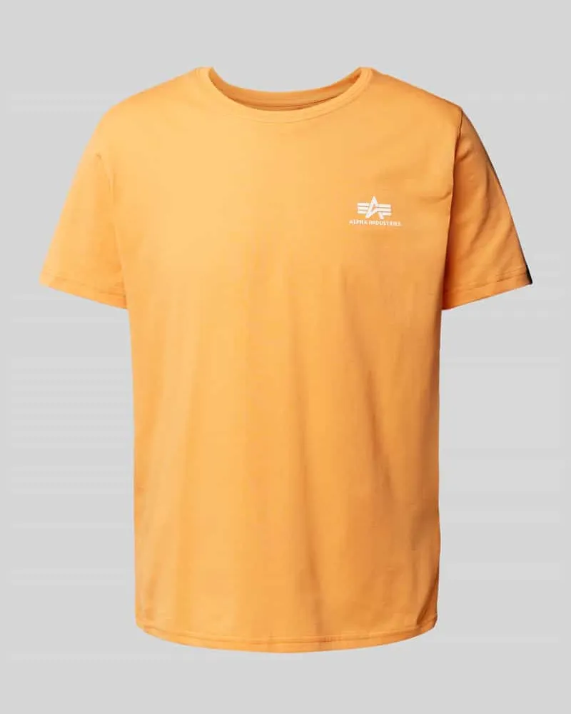 Alpha Industries T-Shirt mit Label-Print 