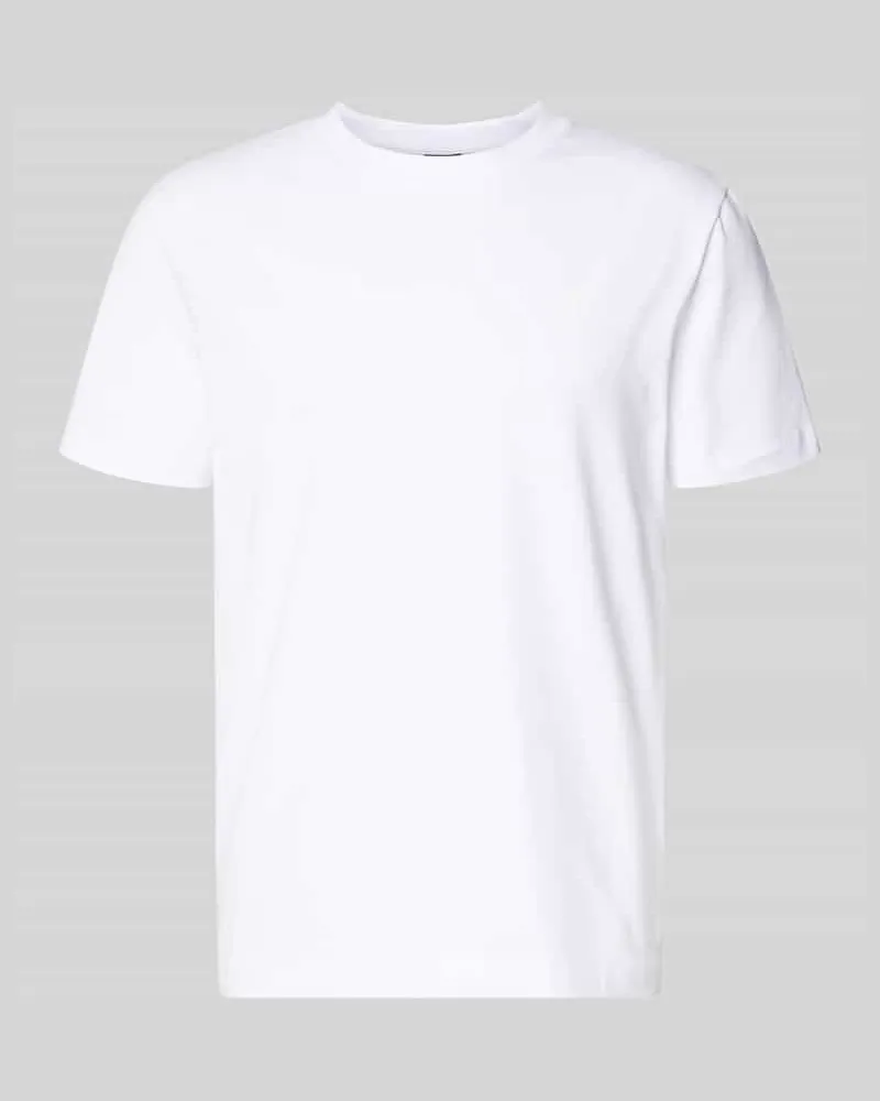 JOOP! T-Shirt mit Rundhalsausschnitt Modell 'Carlonito Weiss