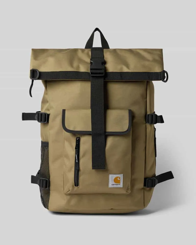 Carhartt WIP Rolltop-Rucksack mit Label-Detail Modell 'PHILIS Khaki