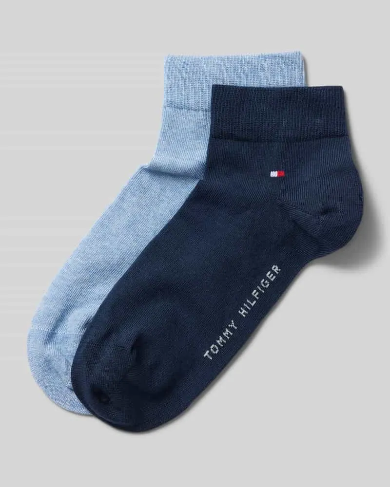 Tommy Hilfiger Sneaker-Socken aus Baumwoll-Mix im 2er-Pack Modell '2ER QUARTER 