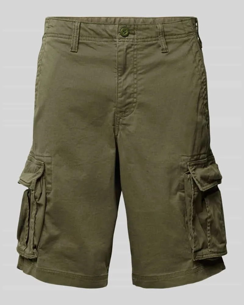 GAP Straight Fit Shorts mit Cargo-Taschen Modell 'Core Dunkelgruen