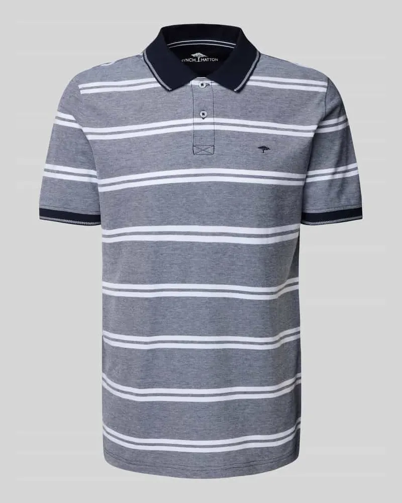 Fynch-Hatton Regular Fit Poloshirt mit Logo-Stitching 