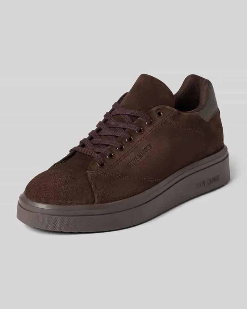 Steve Madden Sneaker aus Leder Modell 'Fynner Dunkelbraun