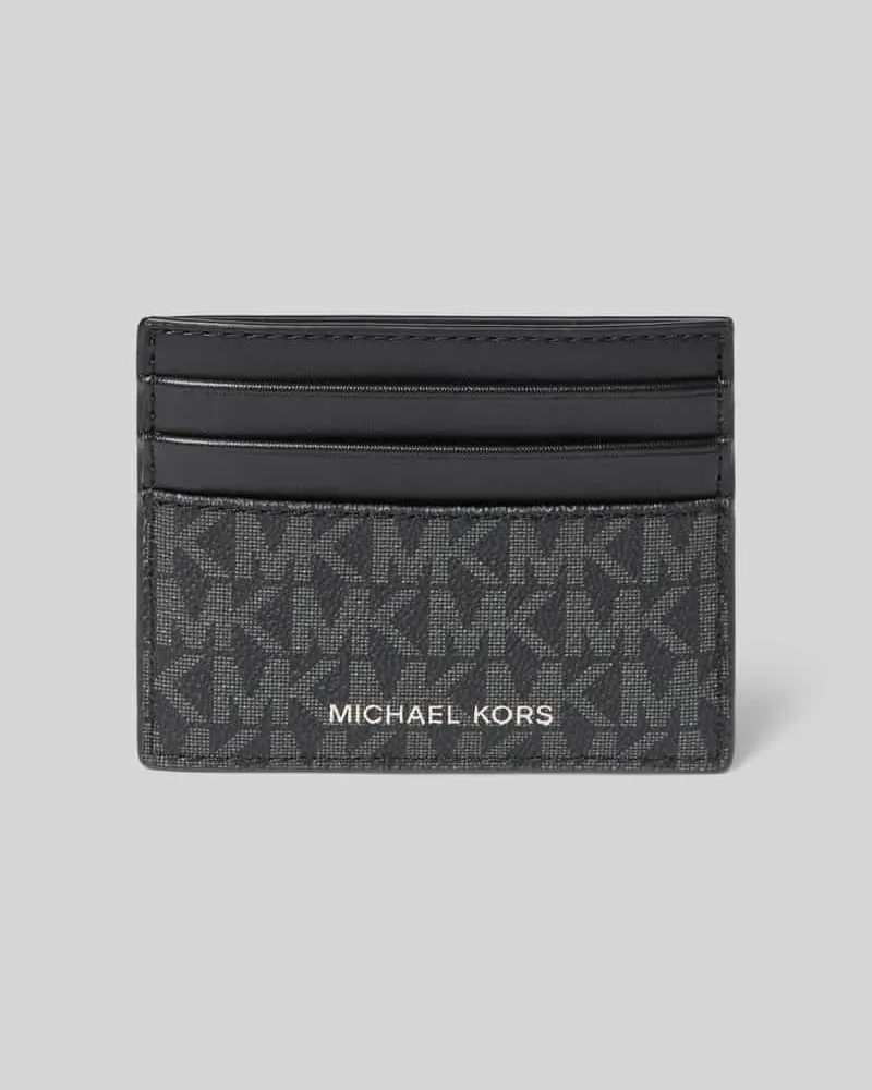 Michael Kors Portemonnaie mit Logo-Detail Modell 'Greyson Black