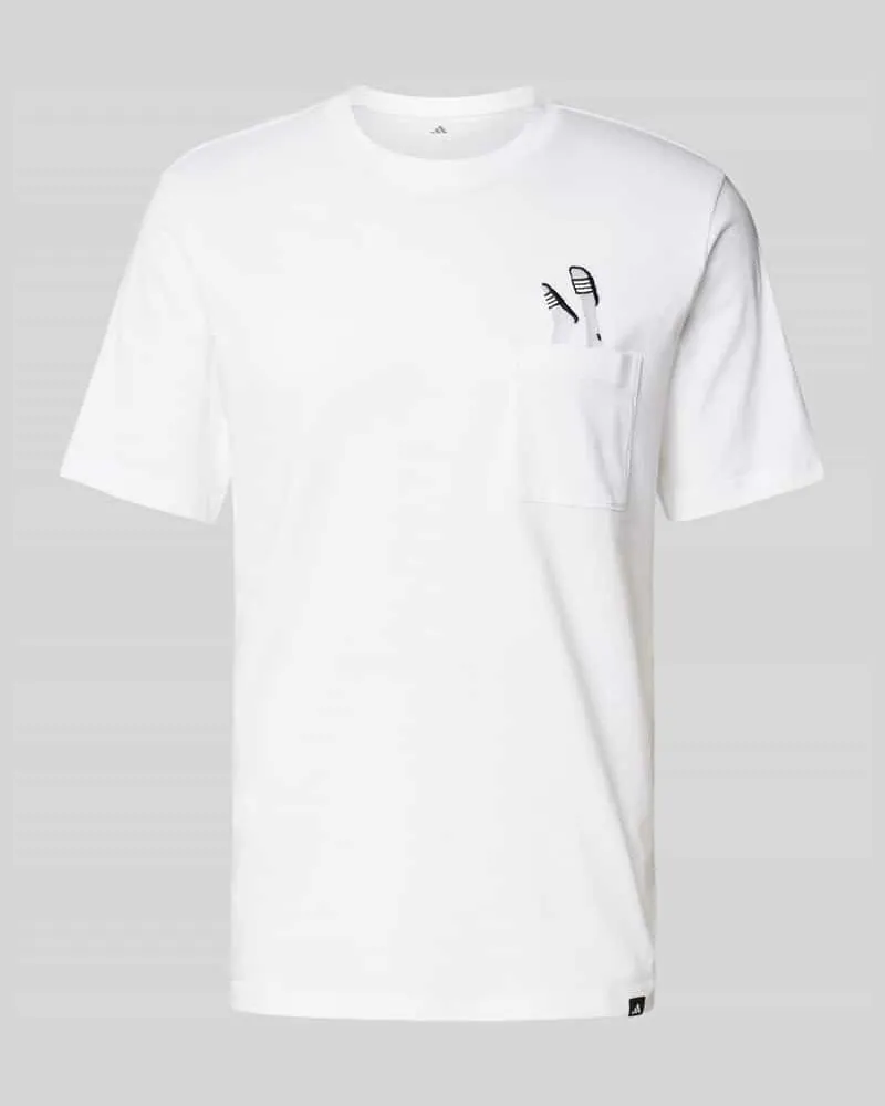 adidas T-Shirt mit Brusttasche 