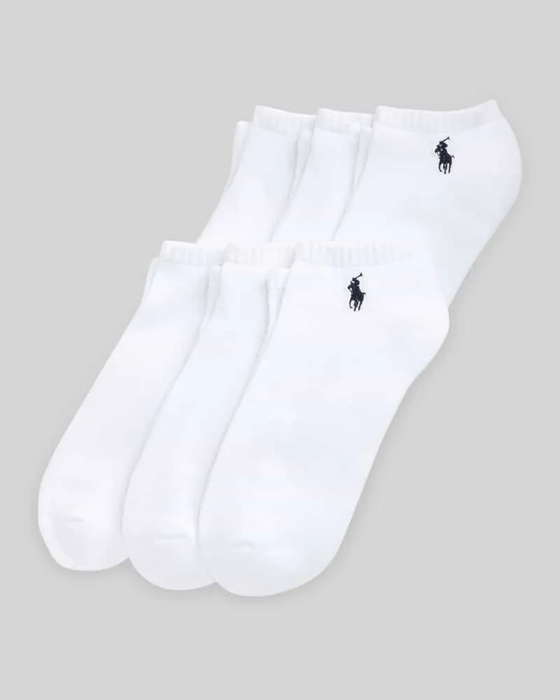 Ralph Lauren Sneaker-Socken aus Baumwoll-Mix im 6er-Pack Weiss