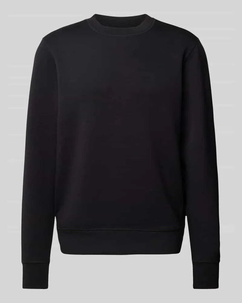 Casual Friday Sweatshirt mit gerippten Abschlüssen Modell 'Sebastian Black