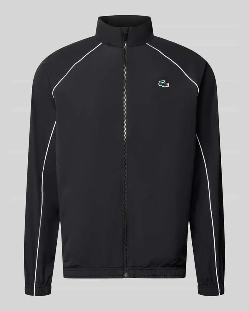 Lacoste Regular Fit Trainingsjacke mit Logo-Patch Black