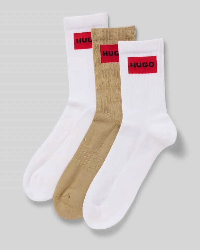 HUGO BOSS Socken mit Label-Detail im 3er-Pack 