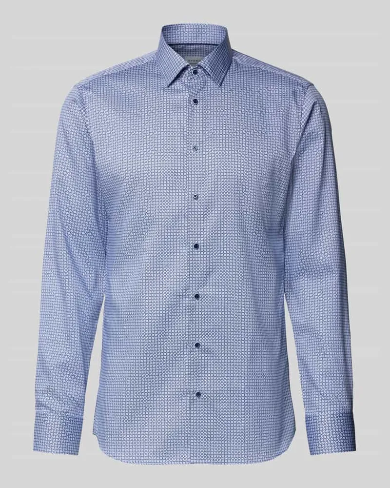 Eterna Slim Fit Business-Hemd mit Kentkragen 