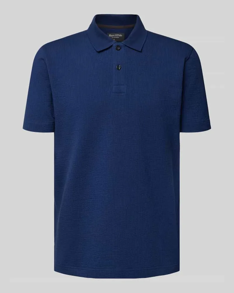 Marc O'Polo Regular Fit Poloshirt aus Baumwoll-Mix Royal