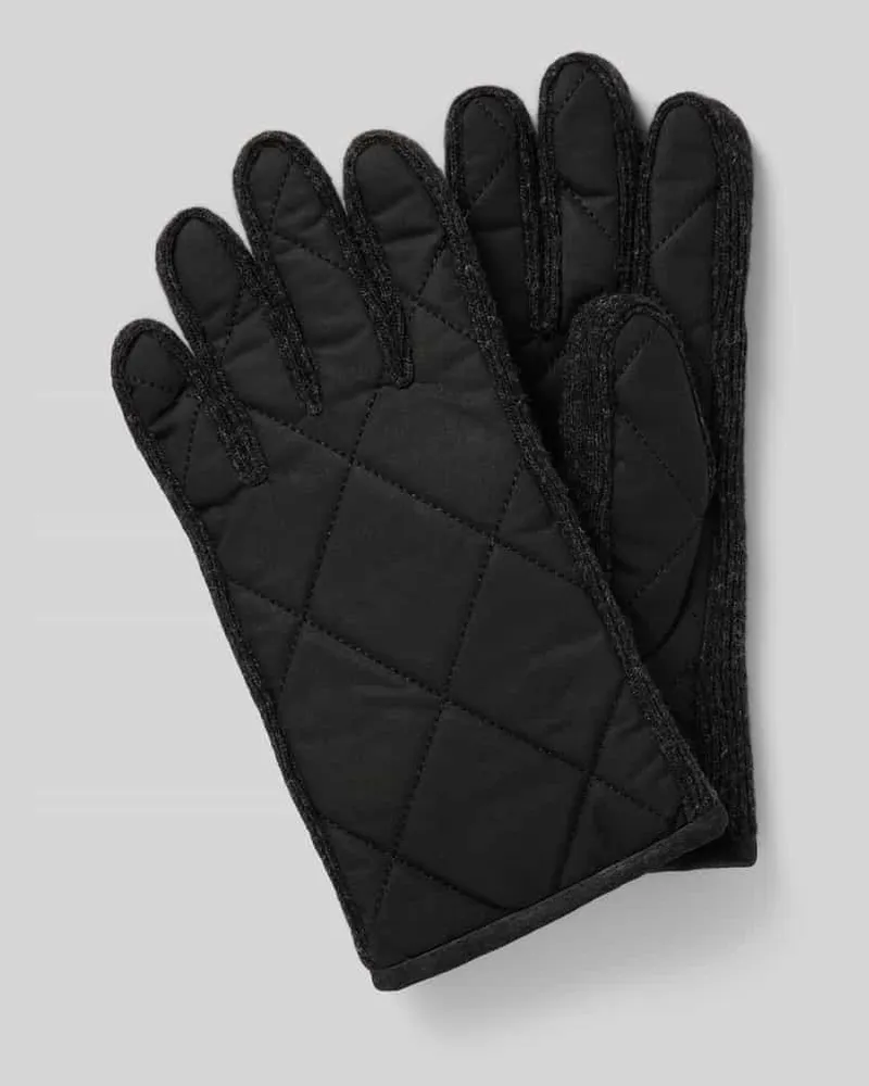Barbour Handschuhe mit Steppnähten Modell 'Winterdale 