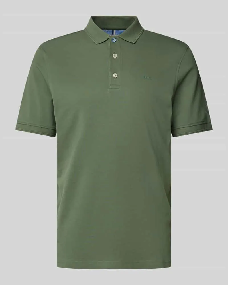 Brax Regular Fit Poloshirt mit Label-Print Modell 'Pete 