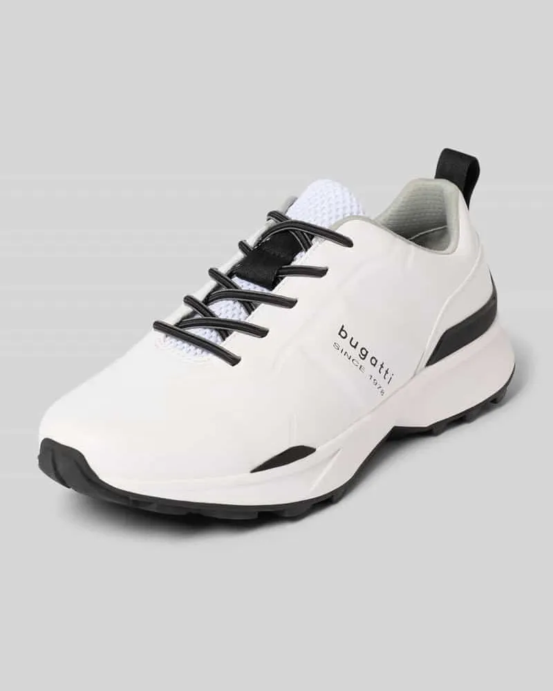 Bugatti Sneaker mit Logo-Detail Modell 'Zion Weiss