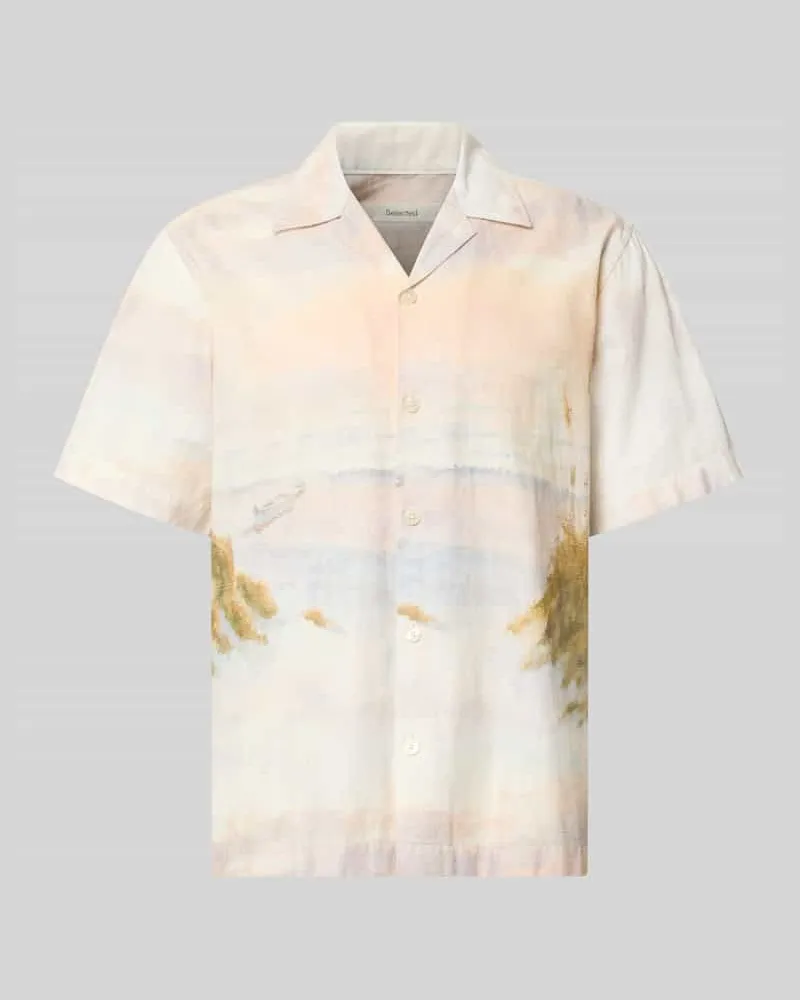 Selected Homme Regular Fit Freizeithemd aus reiner Baumwolle Modell 'SLHREGKELSO Altrosa