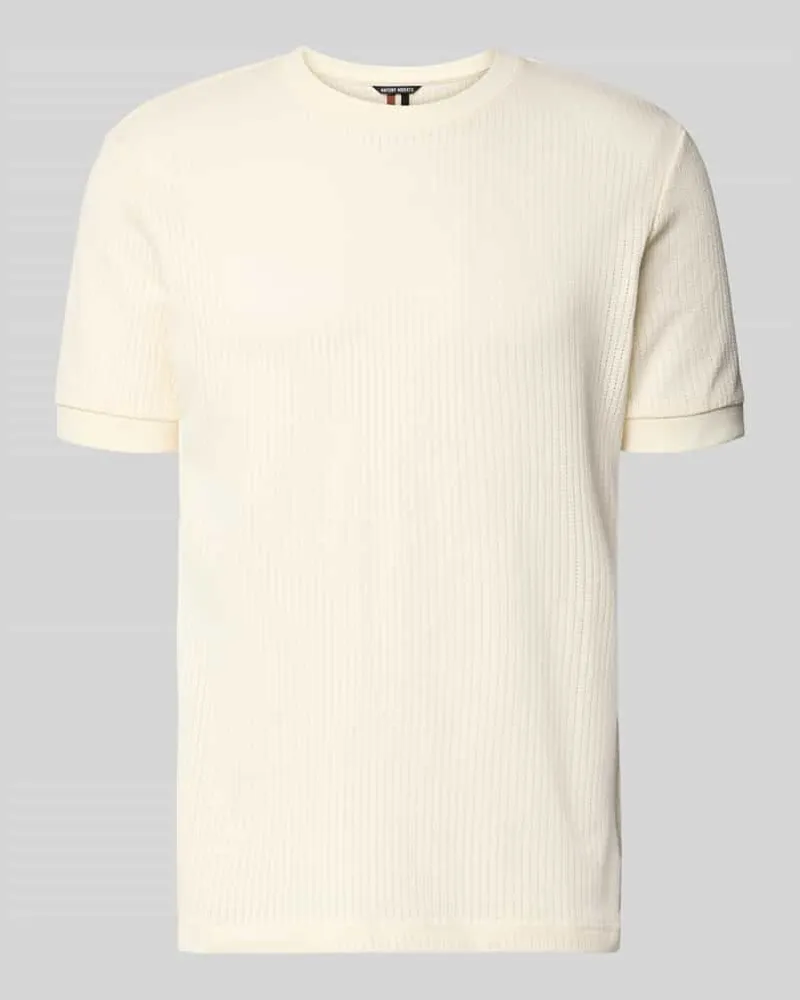 Antony Morato T-Shirt mit Rundhalsausschnitt Offwhite