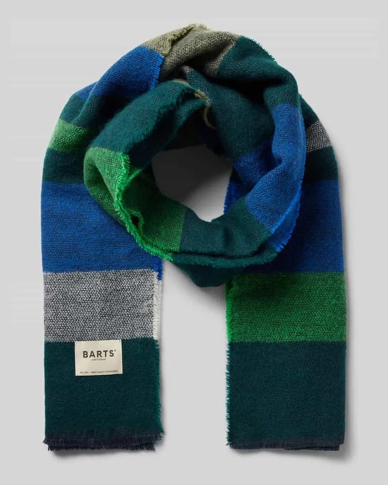Barts Schal mit Label-Patch Modell 'Anthonie Gruen