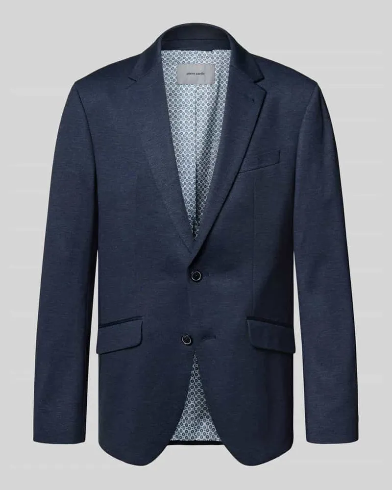 Pierre Cardin Slim Fit 2-Knopf-Sakko Modell 'Lukas Marine