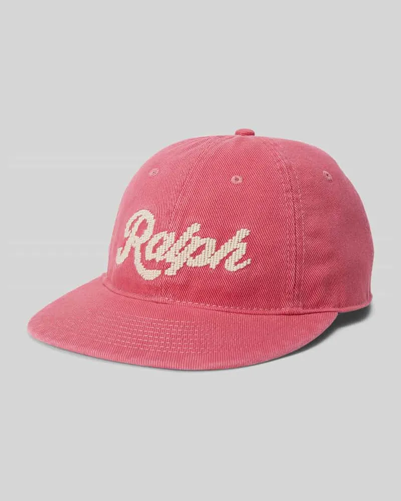 Ralph Lauren Basecap aus reiner Baumwolle mit Logo-Stitching Rot