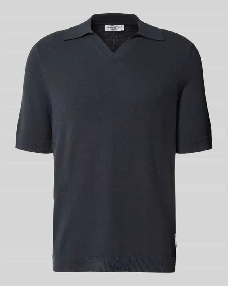 Marc O'Polo Regular Fit Poloshirt aus Baumwoll-Mix Dunkelgrau
