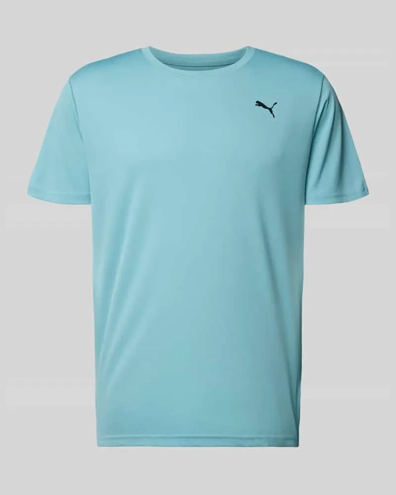 Puma TRAINING T-Shirt mit Label-Detail Modell Aqua