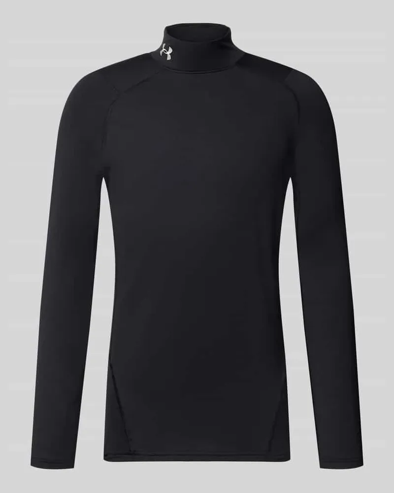 Under Armour Slim Fit Longsleeve mit Logo-Stitching Modell 'Mock 