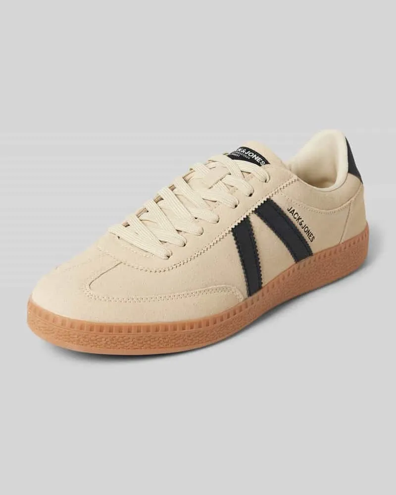 Jack & Jones Sneaker mit Label-Print Modell 'KIRK Taupe