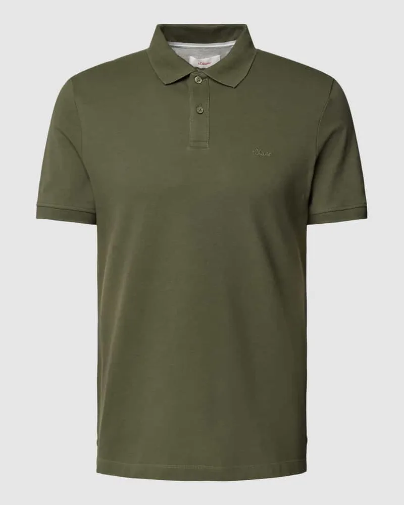 S.Oliver Poloshirt mit Label-Detail 