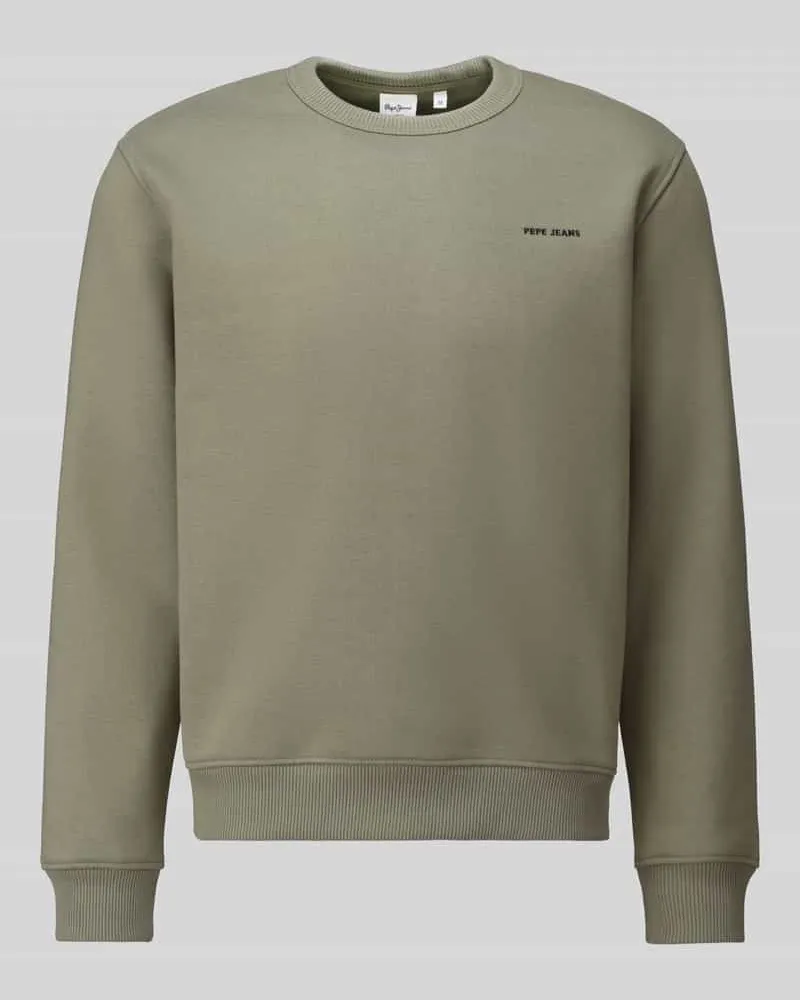 Pepe Jeans Regular Fit Sweatshirt Modell 'Jefferson Khaki