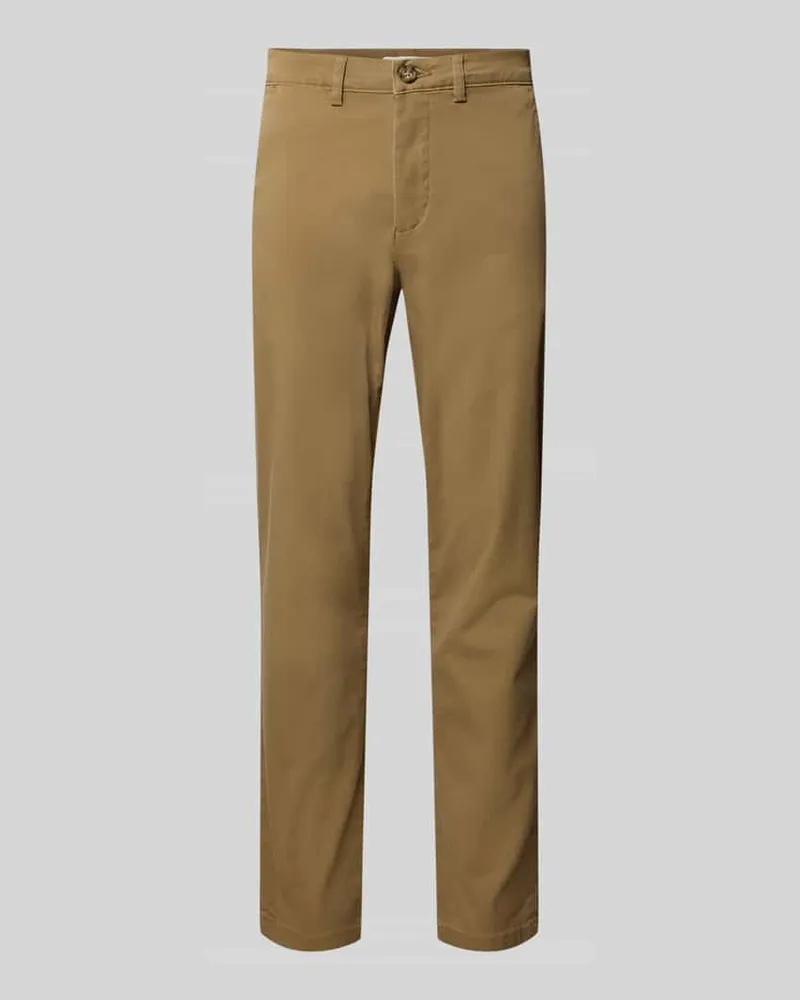 Selected Homme Slim Fit Chino aus Baumwoll-Mix Modell 'MILES Camel