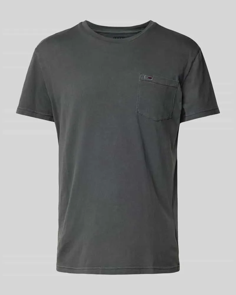 Tommy Hilfiger Regular Fit T-Shirt aus Baumwolle mit Brusttasche 