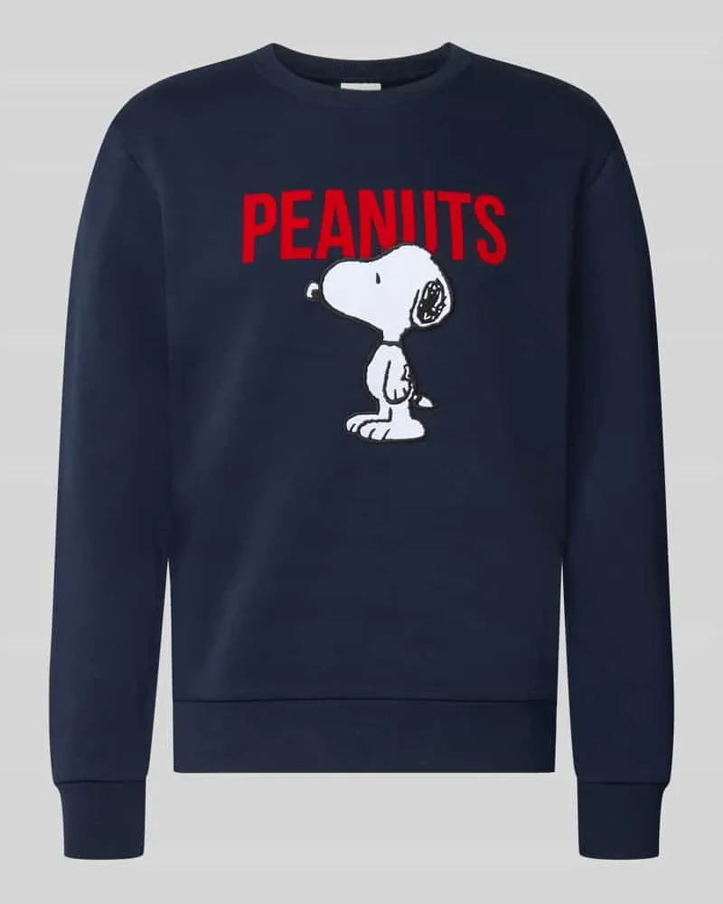 Tom Tailor Relaxed Fit Sweatshirt aus Baumwoll-Mix Marine