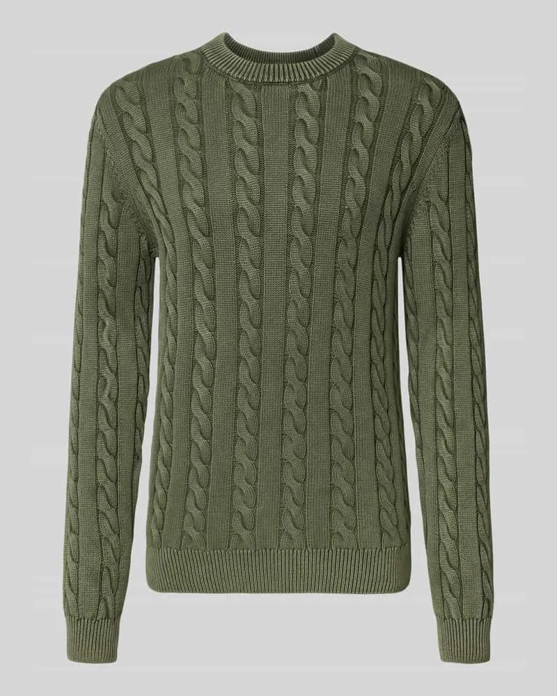 McNeal Strickpullover mit gerippten Abschlüssen 