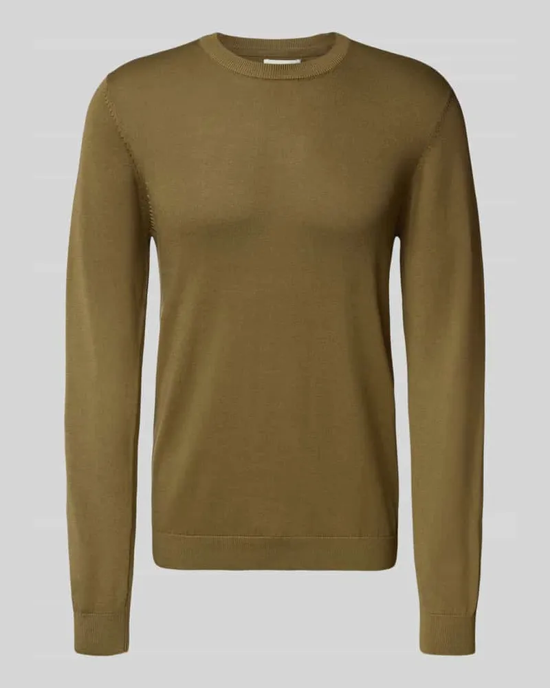 Casual Friday Strickpullover mit Rundhalsausschnitt Modell 'OSVALD 