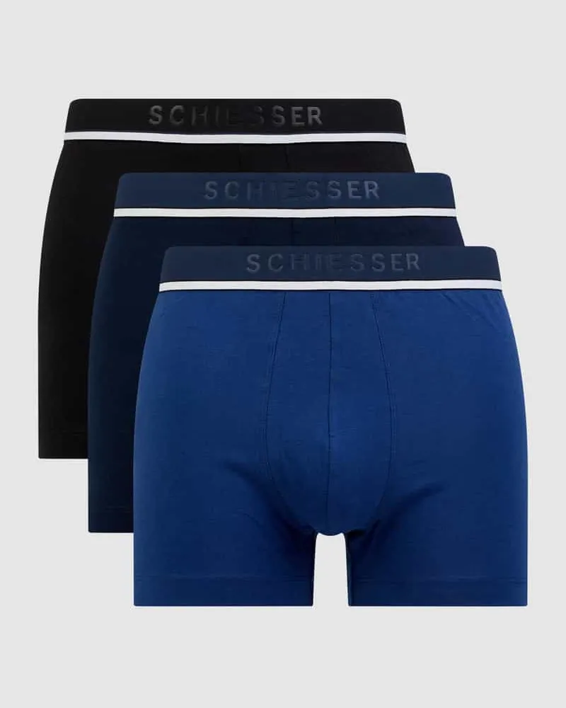 Schiesser Trunks mit Stretch-Anteil im 3er-Pack 