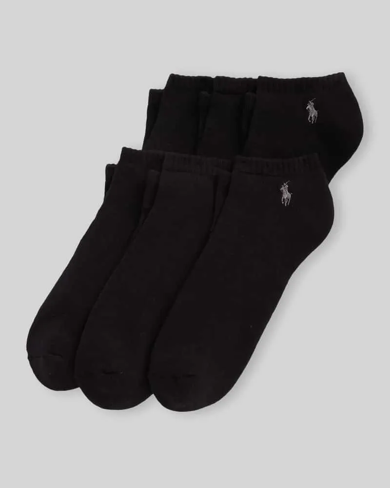 Ralph Lauren Füsslinge aus Baumwoll-Mix im 6er-Pack Black