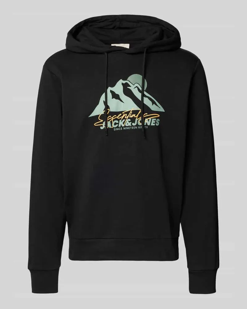 Jack & Jones Hoodie mit Motiv-Print Modell 'SUN 