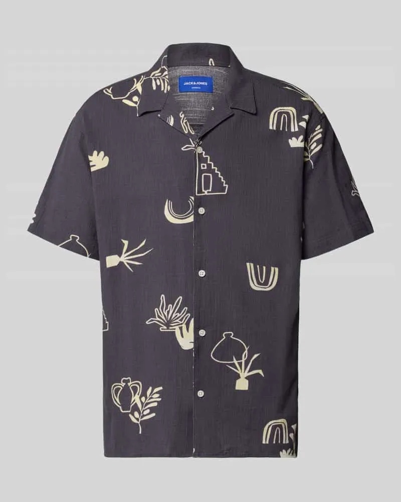 Jack & Jones Regular Fit Freizeithemd mit Resortkragen Modell 'LUKE 