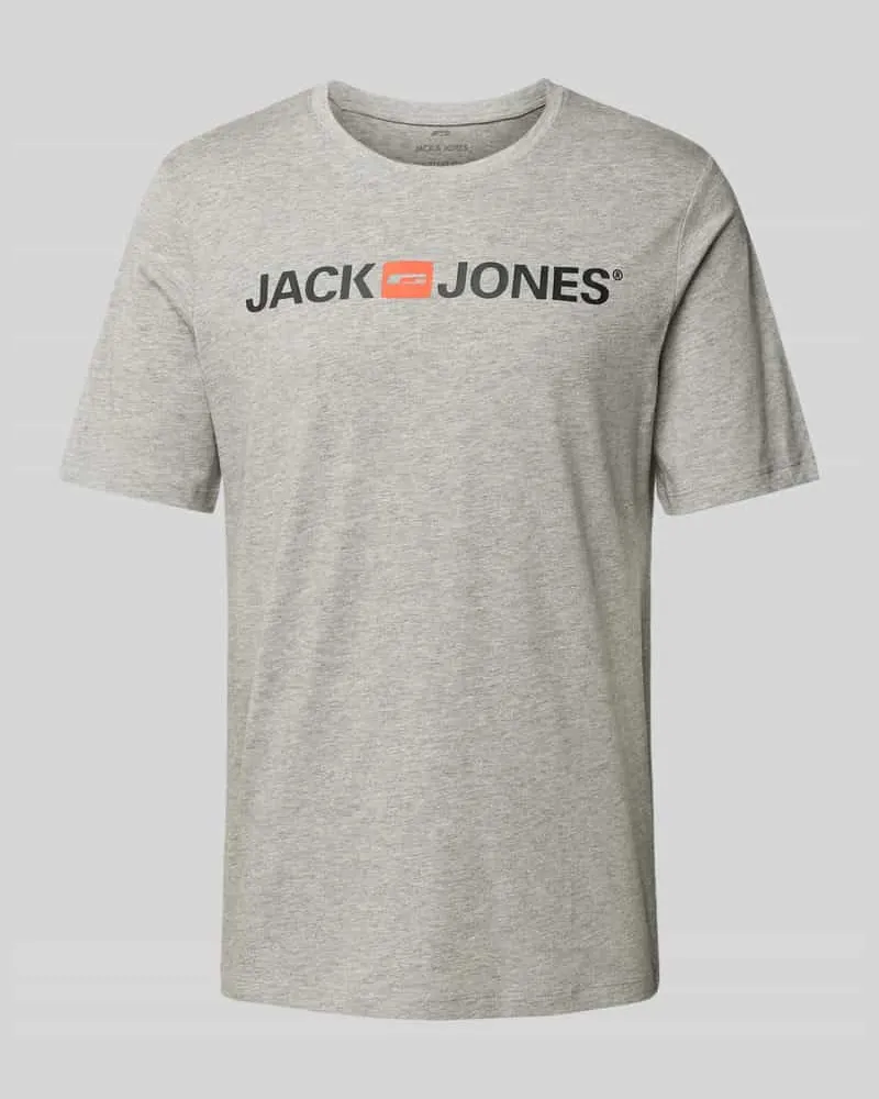 Jack & Jones T-Shirt mit Label-Print Modell 'CORP 