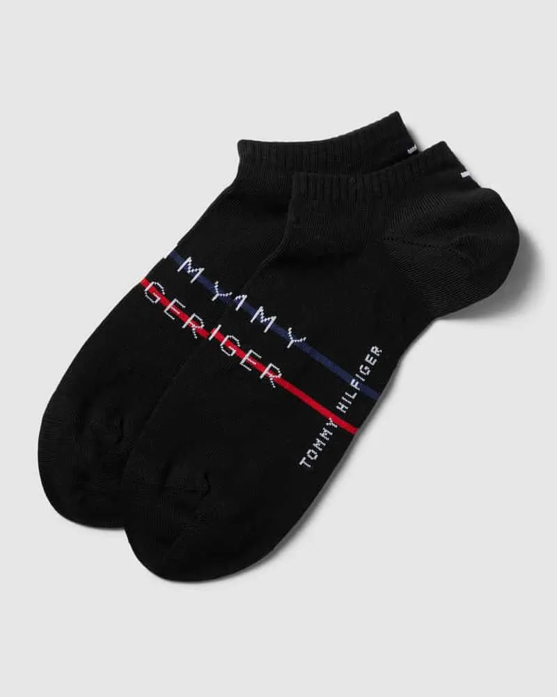 Tommy Hilfiger Sneakersocken mit Kontraststreifen 