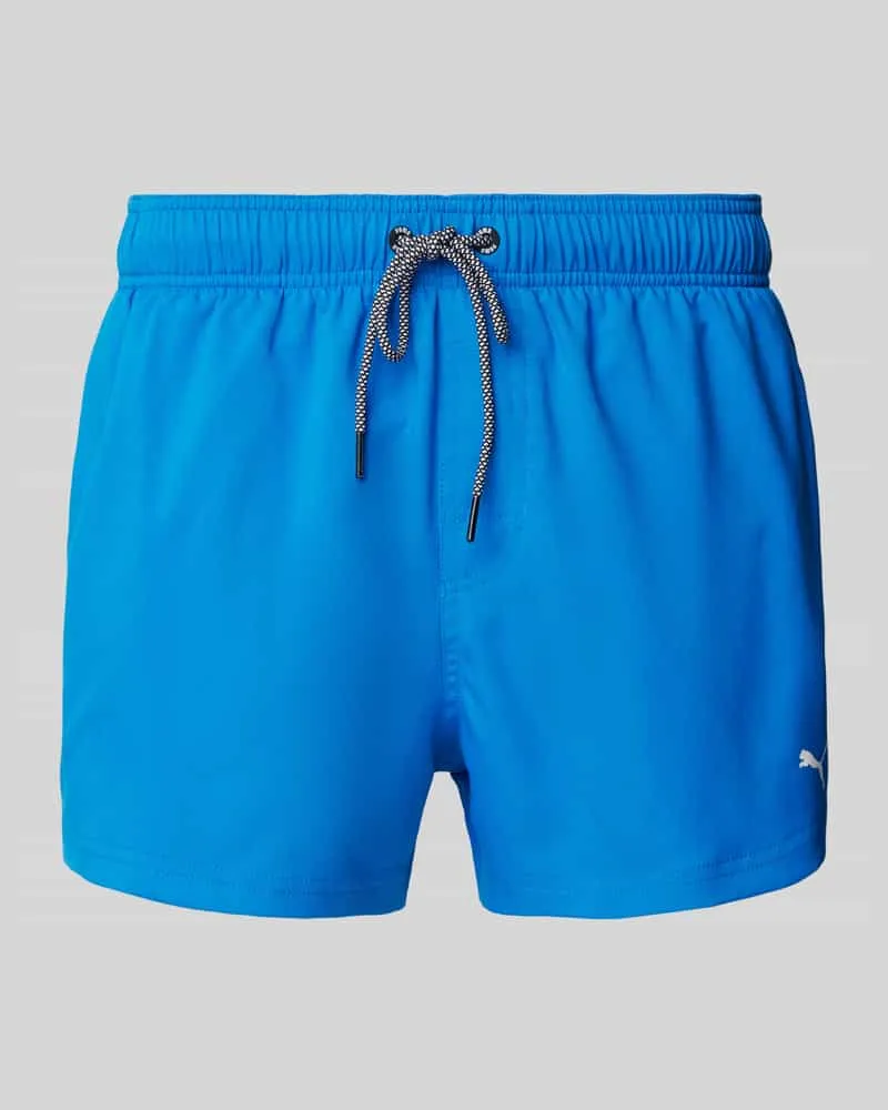 Puma Regular Fit Badehose mit Logo-Print 
