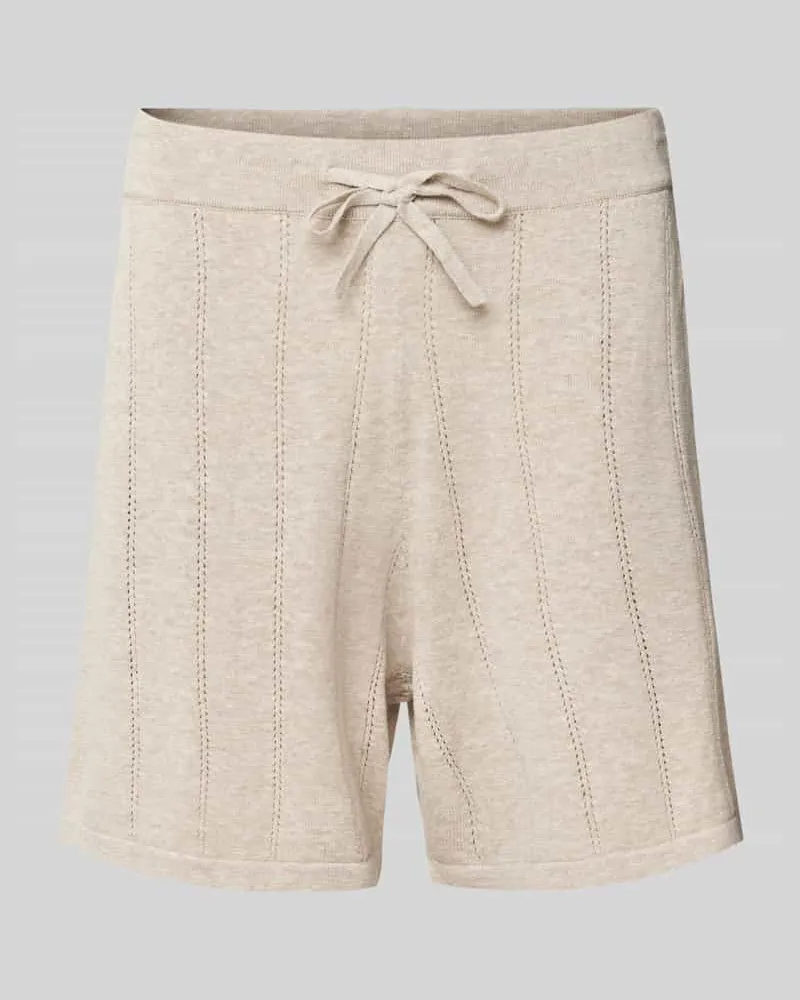 colours & sons Regular Fit Shorts mit Leinen-Anteil Beige