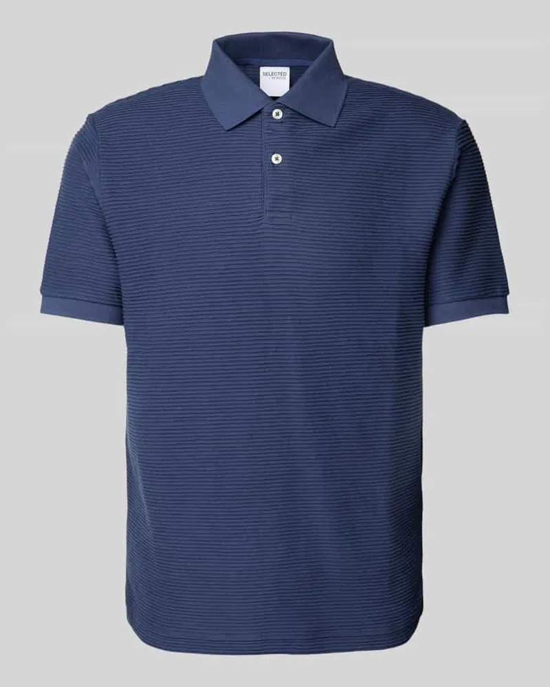 Selected Homme Poloshirt mit kurzer Knopfleiste Modell 'JAY 