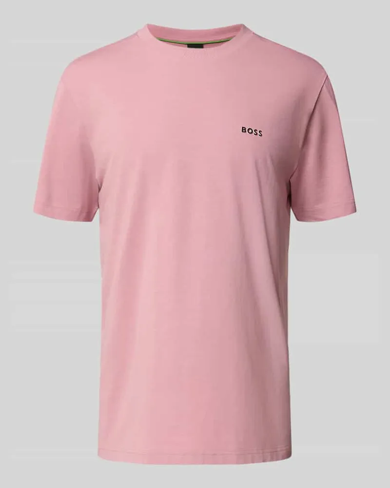 HUGO BOSS Regular Fit T-Shirt aus Baumwoll-Mix 